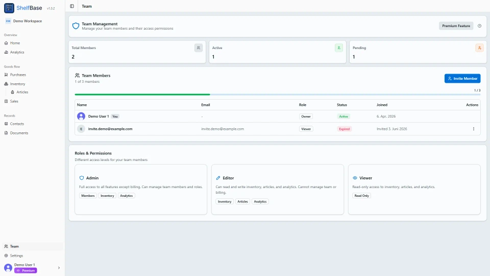 ShelfBase - One source for your whole team
